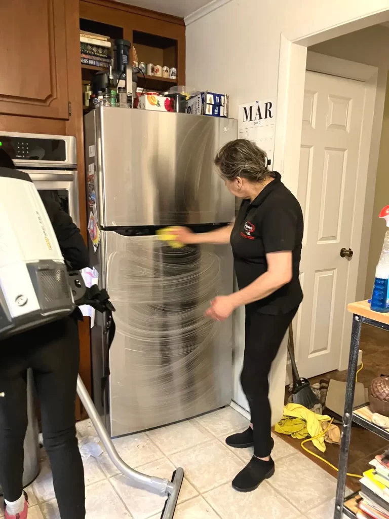 Professional House Cleaning Service In Lynnfield - Cleaning the fridge